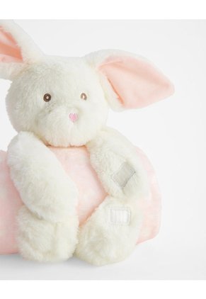 Cobija Para Bebé + Peluche De Conejo