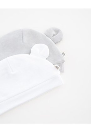 Gorro Bebé Unisex Algodón X2unds Surtido Multicolor