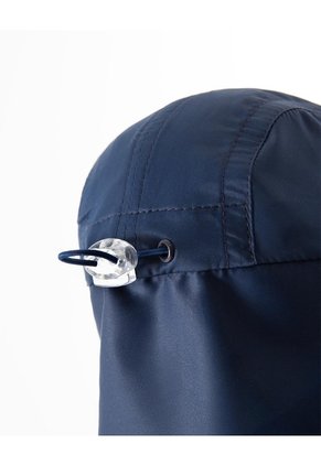 Gorra Protectora Con Cubrenuca Azul Niño Azul