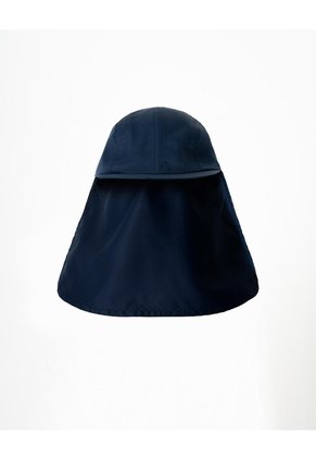 Gorra Protectora Con Cubrenuca Azul Niño Azul