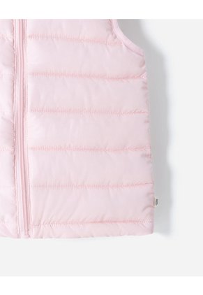 Chaleco Acolchado Rosado Niña Rosa
