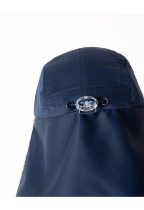 Gorra Protectora Con Cubrenuca Azul Niño Azul