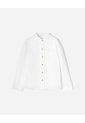 Camisa Manga Larga Algodón Blanca Niño Blanco de BABY FRESH