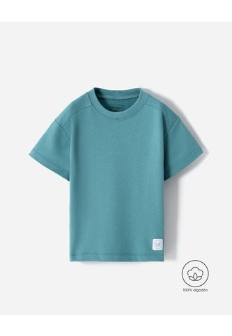 Camiseta Oversize Algodón Verde Niño Verde BABY FRESH