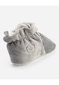 Botines Escarpines Suela Blanda Gris Bebé Unisex Gris de BABY FRESH