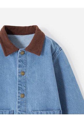 Chaqueta Regular índigo Medio Niño Azul Oscuro
