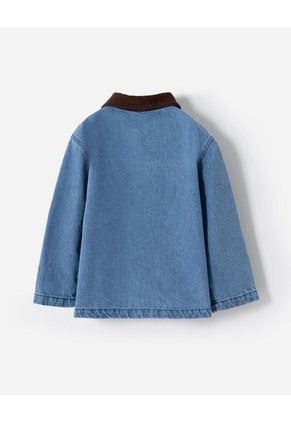 Chaqueta Regular índigo Medio Niño Azul Oscuro