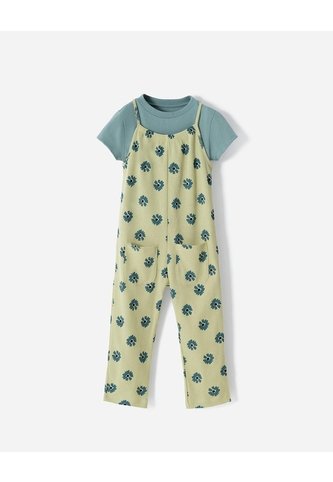 Conjunto Camiseta + Enterizo Niña Verde BABY FRESH