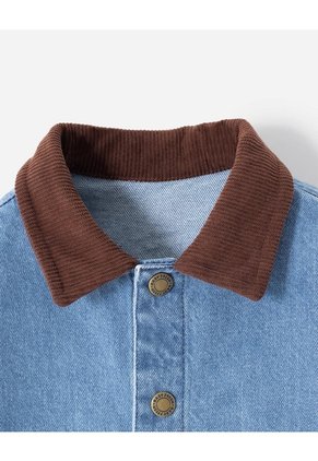 Chaqueta Regular índigo Medio Niño Azul Oscuro
