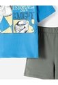 Conjunto Camiseta + Bermuda Algodón Niño Azul de BABY FRESH
