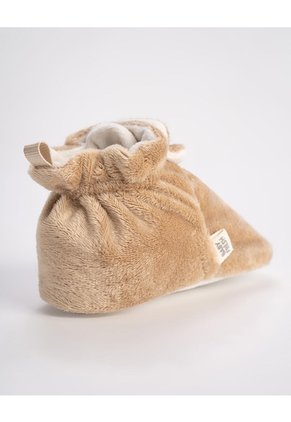 Botines Escarpines Suela Blanda Cafés Bebé Unisex Marron Claro
