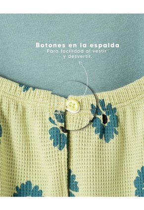 Conjunto Camiseta + Enterizo Niña Verde