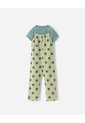 Conjunto Camiseta + Enterizo Niña Verde de BABY FRESH