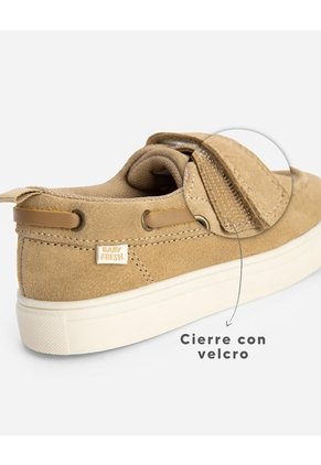 Zapatos Tipo Náutico Café Niño Cafe
