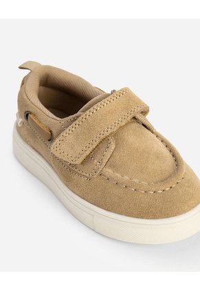 Zapatos Tipo Náutico Café Niño Cafe