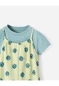 Conjunto Camiseta + Enterizo Niña Verde de BABY FRESH