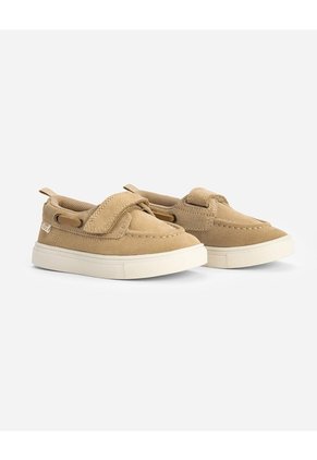 Zapatos Tipo Náutico Café Niño Cafe