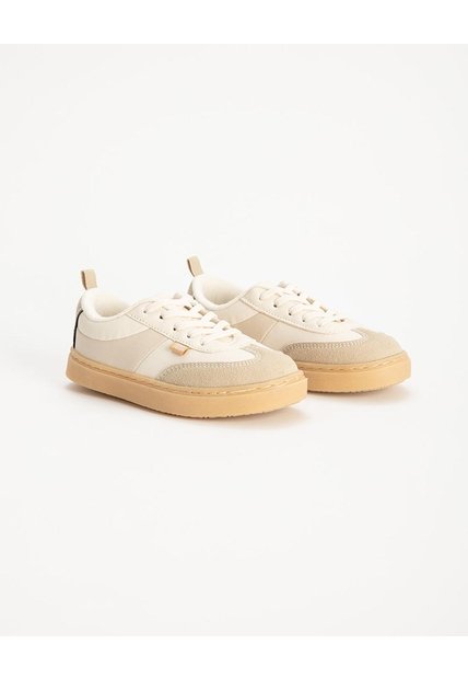 Tenis Casuales Beige Niño Beige