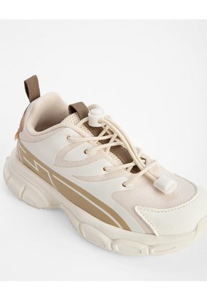 Tenis Chunky Beige Niño Beige