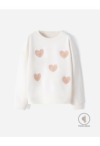 Buzo Oversize Bordado Niña Beige BABY FRESH