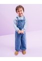 Overol Largo índigo Medio Unisex Azul Oscuro de BABY FRESH