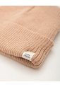 Gorro Beanie Tejido Beige Unisex Beige de BABY FRESH