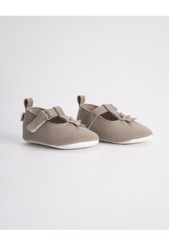 Zapatos Tipo Loafer Suela Blanda Café Bebé Niña Beige BABY FRESH