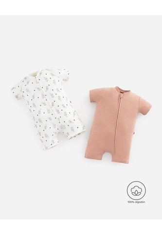 Pijama Algodón Protector Cierre X2unds Surtida Bebé Unisex Multicolor BABY FRESH