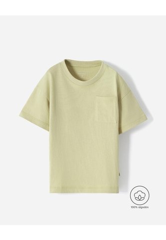 Camiseta Oversize Algodón Verde Niño Verde BABY FRESH