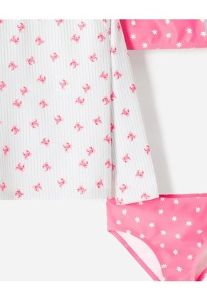 Vestido De Baño 3 Piezas Protección UV Estampado Niña Multicolor