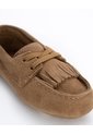Mocasines Gamuza Café Niña Cafe de BABY FRESH