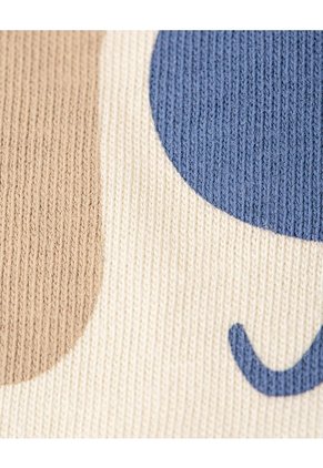 Conjunto Camiseta + Bermuda Bebé Niño Beige