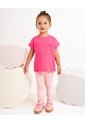 Legging Tiro Medio Estampado Brillante Niña Rosa de BABY FRESH