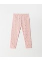 Legging Tiro Medio Estampado Brillante Niña Rosa de BABY FRESH