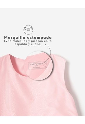 Vestido Midi Regular Tull Brillos Rosa Niña Rosa