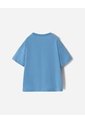 Camiseta Oversize Algodón Azul Niño Azul de BABY FRESH