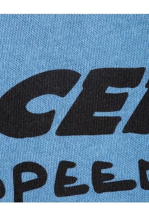 Camiseta Oversize Algodón Azul Niño Azul