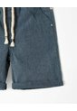 Bermuda Regular Drill Algodón Azul Niño Azul de BABY FRESH