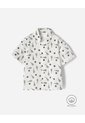 Camisa Manga Corta Regular Algodón Estampada Niño Blanco de BABY FRESH