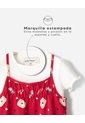 Conjunto Camiseta + Vestido Niña Rojo de BABY FRESH