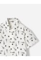 Camisa Manga Corta Regular Algodón Estampada Niño Blanco de BABY FRESH