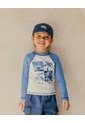 Camibuso Regular Protección UV Estampado Niño Azul de BABY FRESH