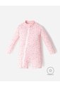 Vestido De Baño Manga Larga Protección UV Estampado Bebé Niña Rosa de BABY FRESH