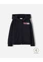 Buzo Oversize Negra Niño Negro de BABY FRESH