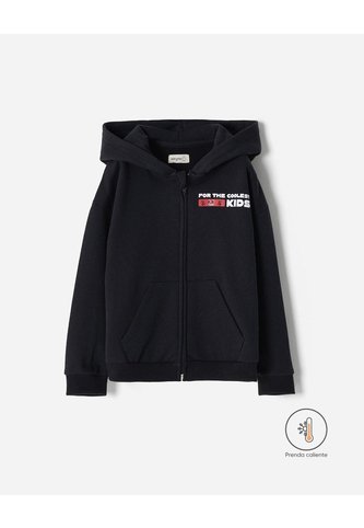 Buzo Oversize Negra Niño Negro BABY FRESH