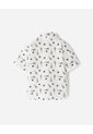 Camisa Manga Corta Regular Algodón Estampada Niño Blanco de BABY FRESH