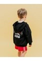 Buzo Oversize Negra Niño Negro de BABY FRESH
