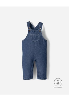 Overol Denim Regular índigo Oscuro Bebé Unisex Azul Oscuro