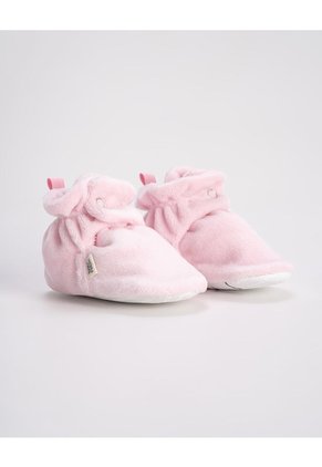 Botines Escarpines Suela Blanda Rosados Bebé Niña Rosa