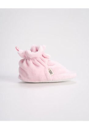 Botines Escarpines Suela Blanda Rosados Bebé Niña Rosa